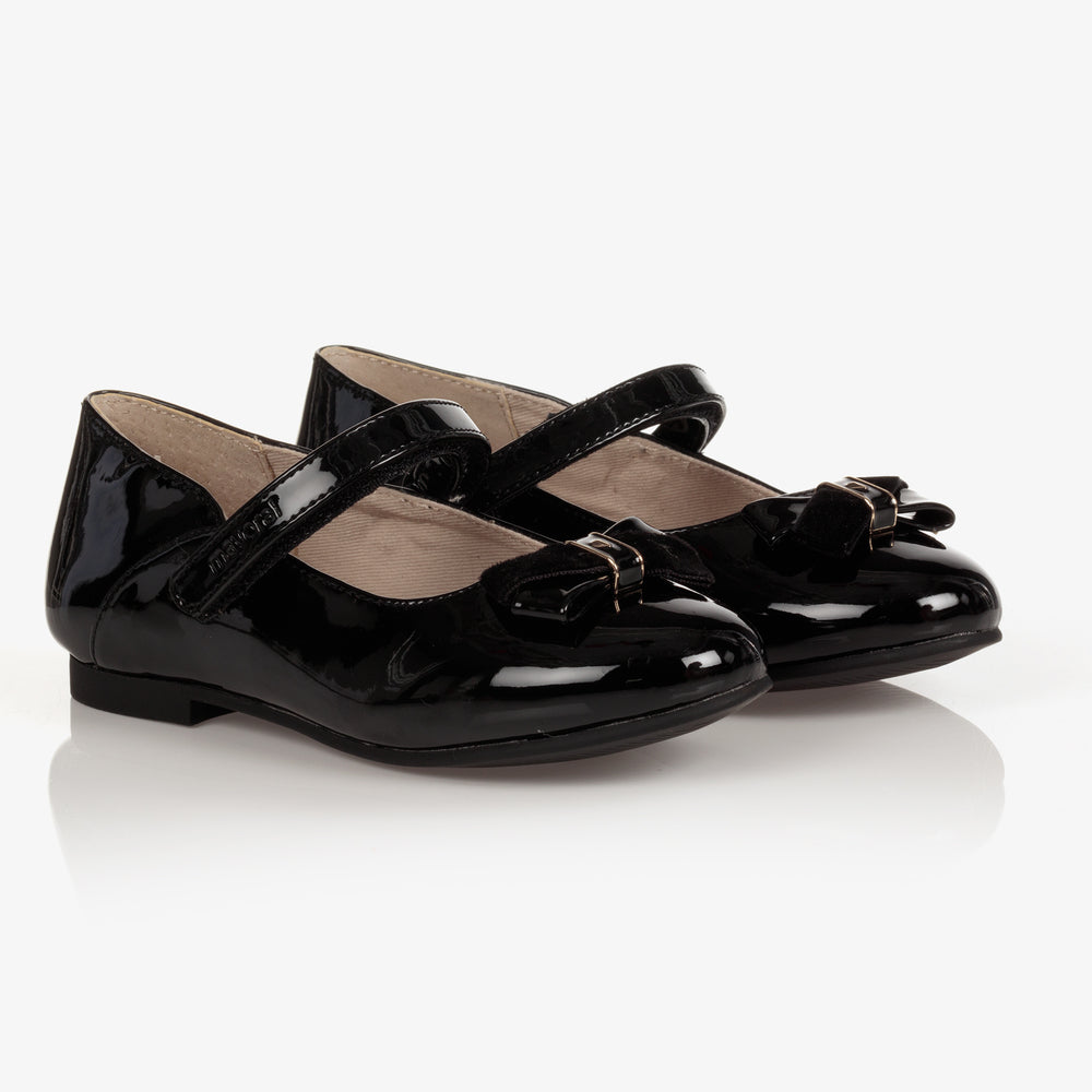 Black Patent Bow Shoes – My Dream Boutique